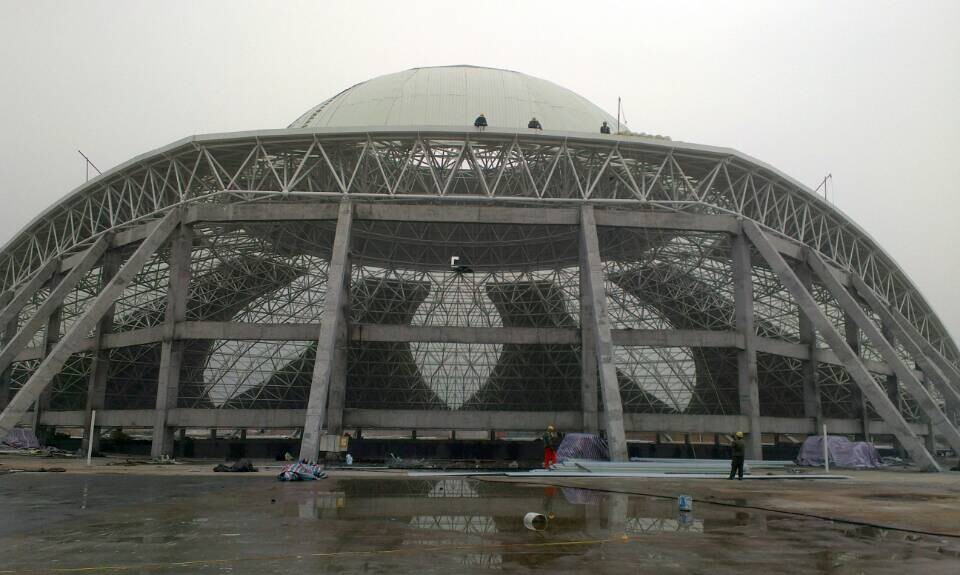 辛集温泉馆网架工程